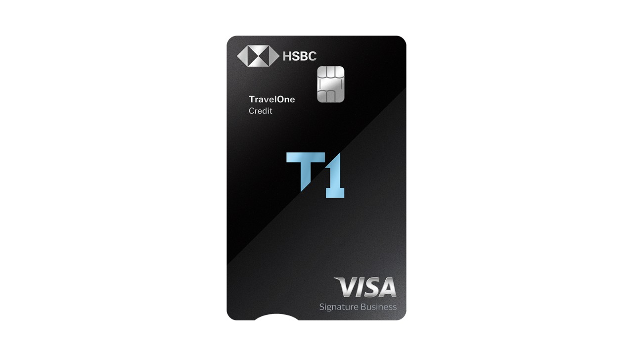 HSBC TravelOne Signature Credit Card card face